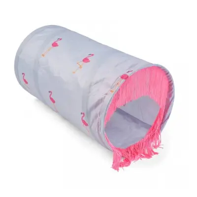 Flamingo textil macskajáték alagút 45 cm