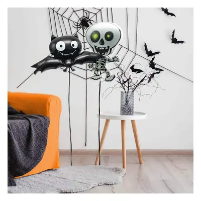 Halloweeni csontváz lufi 60 x 80 cm