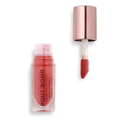 Makeup Revolution Pout Bomb Plumping Gloss4,6 ml szájfény Peachy Coral