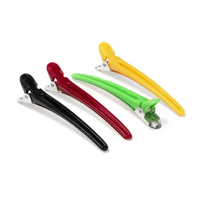 BraveHead Hair Clips Aluminium/Plastic Colored 12 ks