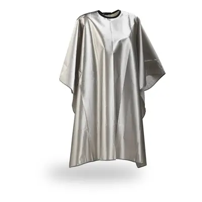 Wako Silver Satin Cape