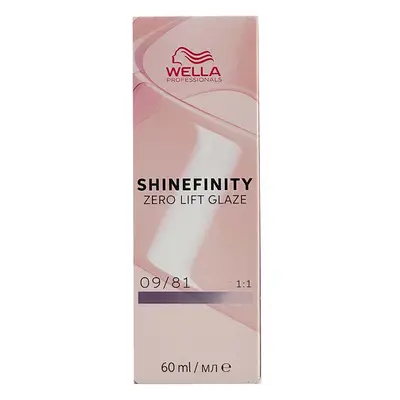 Wella Professionals Shinefinity Zero Lift Glaze 60 ml demi-permanent szín 09/81 Very Light Blond