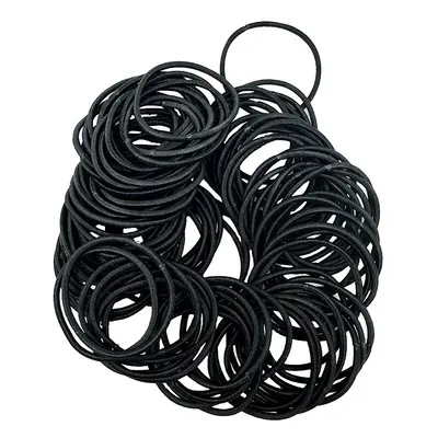 Thin black hair tie 100 ks