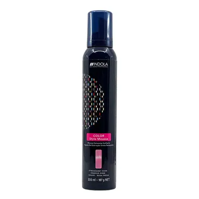 Indola Color Style Mousse 200 ml félig tartós hajfesték Strawberry Rose