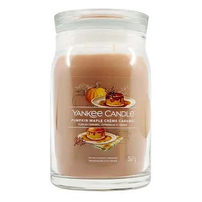 Yankee Candle Signature Large Jar Pumpkin Maple Crème Caramel 567 g