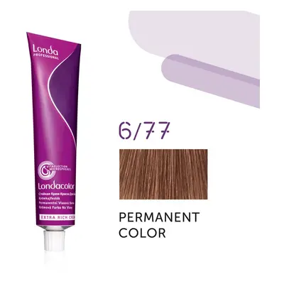 Londa Professional Permanent Color Extra Rich Creme 60 ml gazdag krémes hajfesték 6/77 Dark Blon