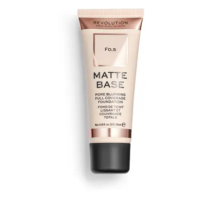 Makeup Revolution Matte Base Foundation 28 ml make-up F0.5