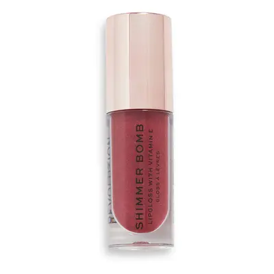 Makeup Revolution Shimmer Bomb Lip Gloss 4,6 ml szájfény Blaze Red