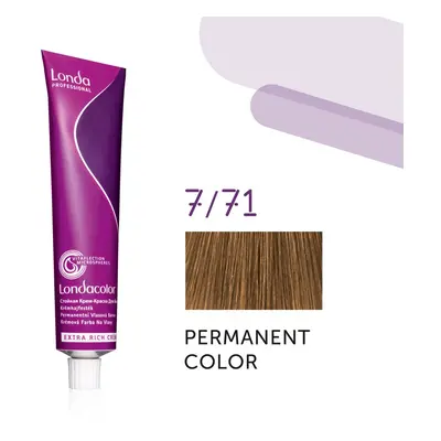 Londa Professional Permanent Color Extra Rich Creme 60 ml gazdag krémes hajfesték 7/71 Medium Bl