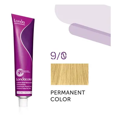 Londa Professional Permanent Color Extra Rich Creme 60 ml gazdag krémes hajfesték 9/0 Very Light