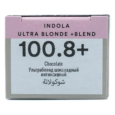 Indola Blonde Expert Highlift Ultra Blonde + Blend 60 ml tartós hajfesték 100.8+ Chocolate