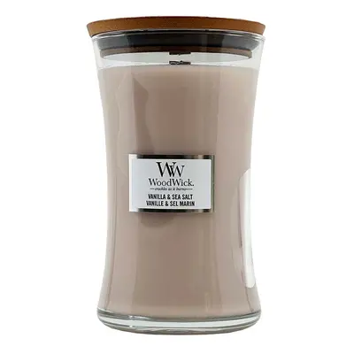 WoodWick Large Hourglass Candle Vanilla & Sea Salt 610 g