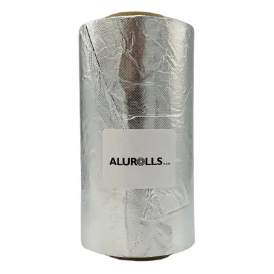 Aluminium Foil ALUROLLS Embossing 120 mm, 100 m Silver