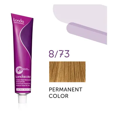 Londa Professional Permanent Color Extra Rich Creme 60 ml gazdag krémes hajfesték 8/73 Light Blo