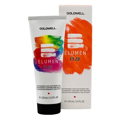 Goldwell Elumen Play Semi Permanent Hair Color 120 ml Túlcsorduló festék @ Orange