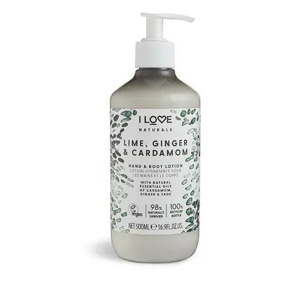 I Love Naturals Lime, Ginger & Cardamon Hand & Body Lotion 500 ml