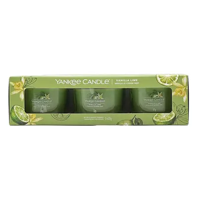 Yankee Candle 3 Pack Filled Votive Vanilla Lime