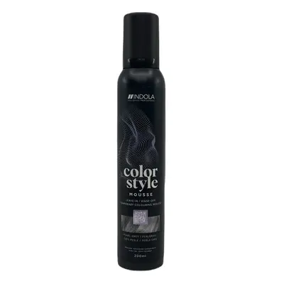 Indola Color Style Mousse 200 ml félig tartós hajfesték Pearl Grey