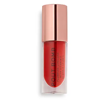 Makeup Revolution Pout Bomb Plumping Gloss 4,6 ml szájfény Juicy Red