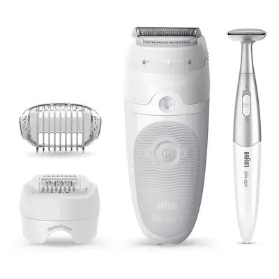 Braun Silk-épil 5 SES 5-805 Silver Wet&Dry Shave, Trim & Epilate