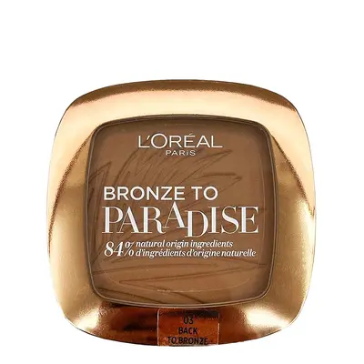 L'Oréal Paris Bronze To Paradise Powder 9g Bronz 03 Back To Bronze