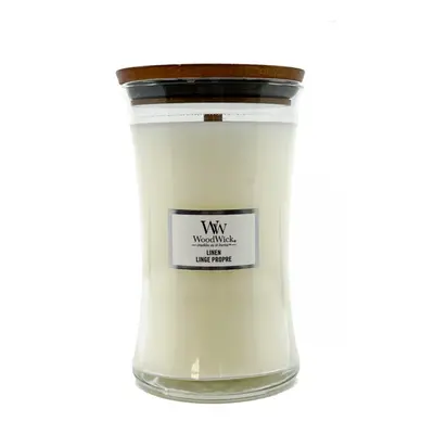 WoodWick Large Hourglass Candle Linen 610 g