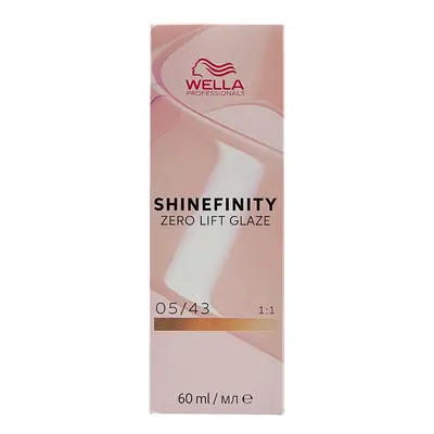 Wella Professionals Shinefinity Zero Lift Glaze 60 ml demi-permanent szín 05/43 Light Brown Red 