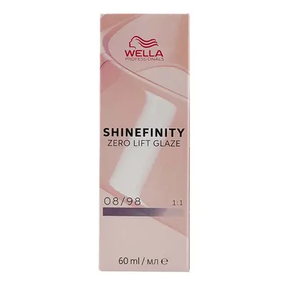 Wella Professionals Shinefinity Zero Lift Glaze 60 ml demi-permanent szín 08/98 Light Blonde Cen