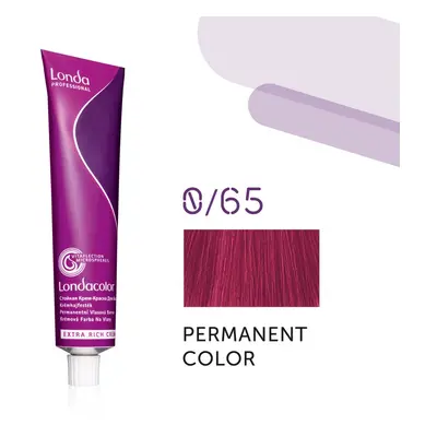 Londa Professional Permanent Color Extra Rich Creme 60 ml gazdag krémes hajfesték 0/65 Violet Re