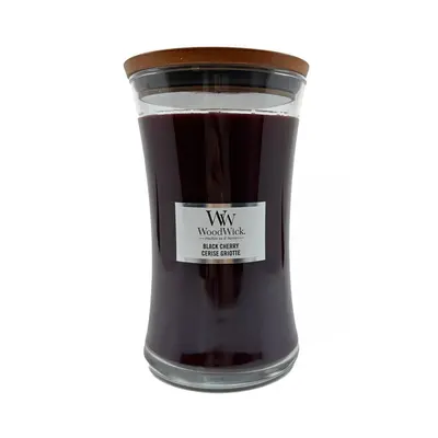 WoodWick Large Hourglass Candle Black Cherry 610 g