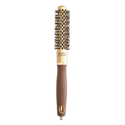 Olivia Garden Expert Blowout Shine Round Brush Gold & Brown 20 mm