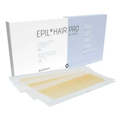 Sibel Epil Hair Pro Cold Wax Strips Natural Body 6x 2 ks