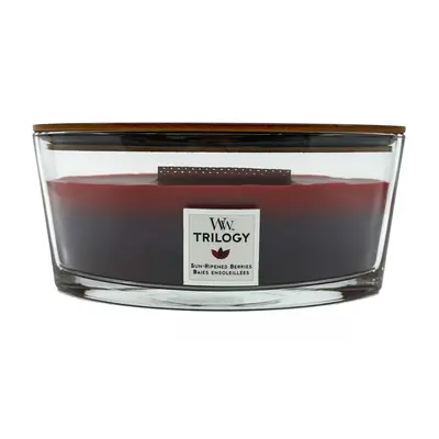 WoodWick Sun-Ripened Berries Trilogy Ellipse Jar 453,6 g