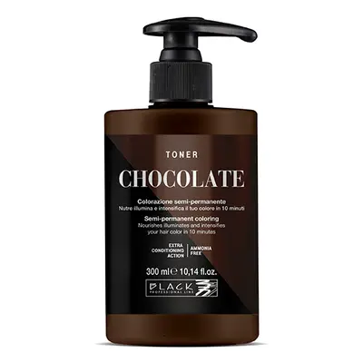 Black Professional Toner Semi-permanent Hair Colour 300 ml félig tartós hajfesték Chocolate