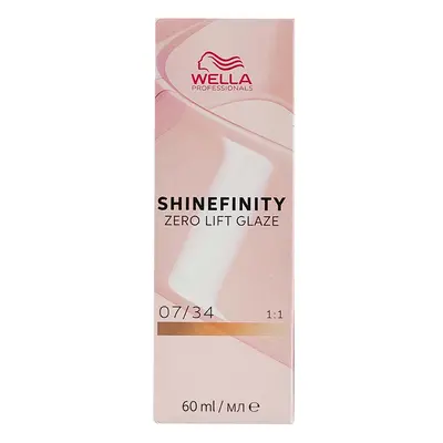 Wella Professionals Shinefinity Zero Lift Glaze 60 ml demi-permanent szín 07/34 Medium Blonde Go