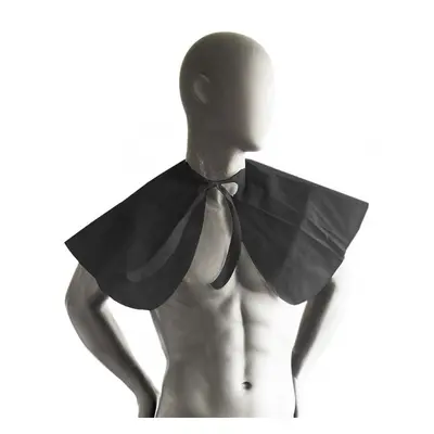 Black nonwoven modeling and hairdressing cape 50 ks