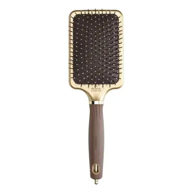 Olivia Garden Expert Care Rectangular Large Brush Gold & Brown