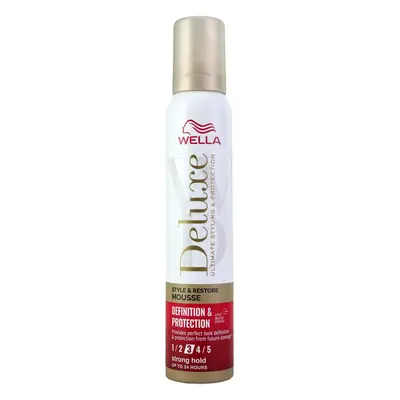 Wella Deluxe Definition & Protection Strong Hold Mousse 200 ml