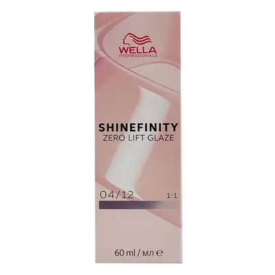 Wella Professionals Shinefinity Zero Lift Glaze 60 ml demi-permanent szín 04/12 Medium Brown Ash