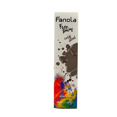 Fanola Free Paint Direct Color 60 ml ammónia mentes festék Cold Steel