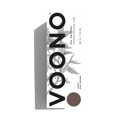 Voono Henna 100 g ammónia mentes festék Light Ash Brown