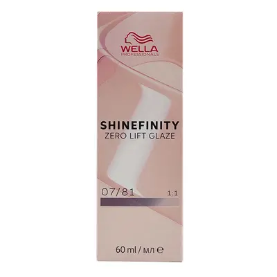 Wella Professionals Shinefinity Zero Lift Glaze 60 ml demi-permanent szín 07/81 Medium Blonde Pe