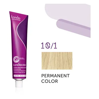 Londa Professional Permanent Color Extra Rich Creme 60 ml gazdag krémes hajfesték 10/1 Lightest 