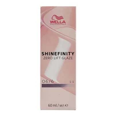 Wella Professionals Shinefinity Zero Lift Glaze 60 ml demi-permanent szín 06/6 Dark Blonde Viole