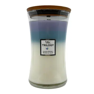 WoodWick Trilogy Large Hourglass CandleCalming Retreat 610 g