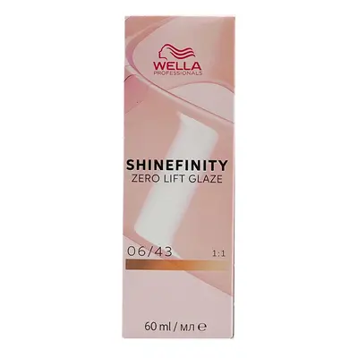 Wella Professionals Shinefinity Zero Lift Glaze 60 ml demi-permanent szín 06/43 Dark Blonde Red 