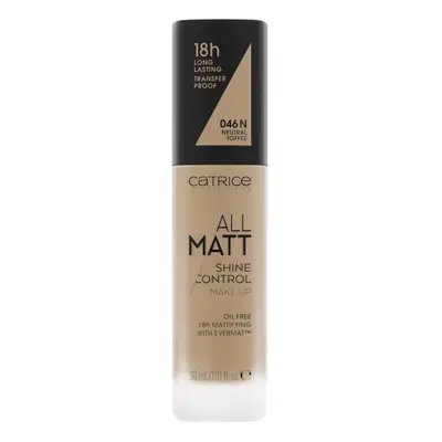 Catrice All Matt Shine Control Make Up 18h 30 ml make-up 046 N - Neutral Toffee