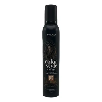 Indola Color Style Mousse 200 ml félig tartós hajfesték Dark Blonde