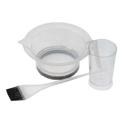 Sibel Tinting Kit Transparent - Non-Slip Bowl, Brush & Measuring Jug szín Transparent