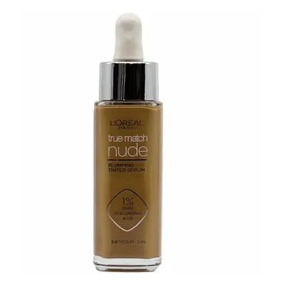 L'Oréal Paris True Match Nude Plumping Tinded Serum 30 ml Tonizáló krém 5-6 Medium-Tan